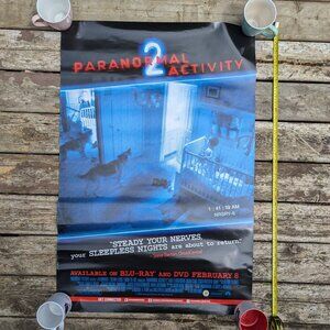 PARANORMAL ACTIVITY 2 movie poster, One sheet DVD release full sized poster
